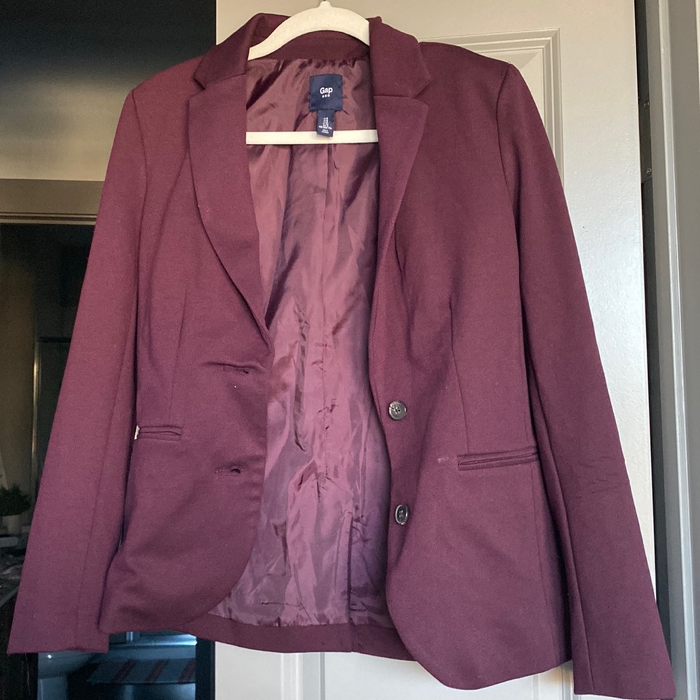 Maroon blazer